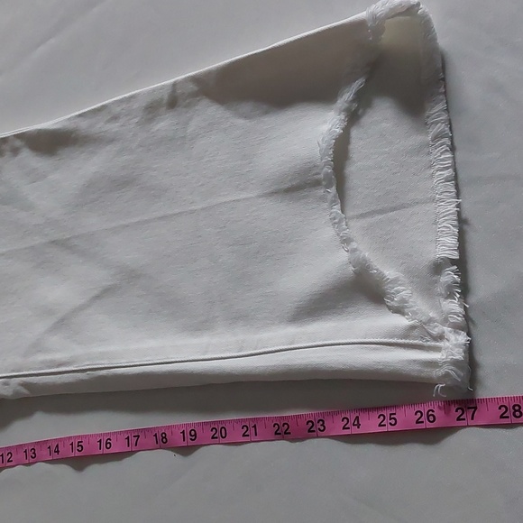 Liverpool Hanna crop flare women's Bone white size 16/33 - Picture 9 of 13